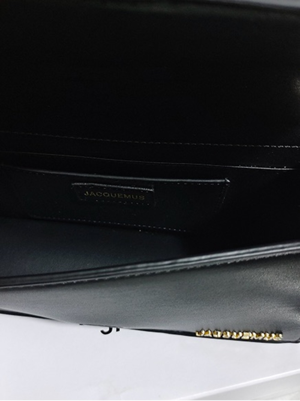Jacquemus Black Leather Mini Top-Handle Crossbody - Picture 6 of 6